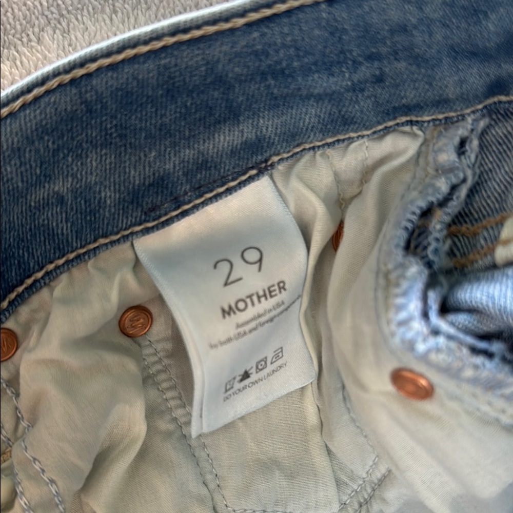 MOTHER jeans, comfy cute and only worn 1 time. - Picture 6 of 7